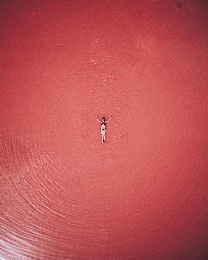 Η κόκκινη λίμνη | Φωτογραφία της ημέρας