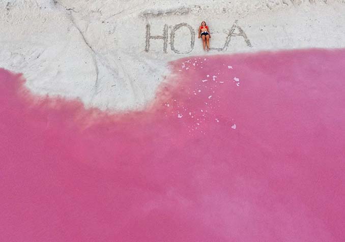 Η ροζ λιμνοθάλασσα του Μεξικού μοιάζει βγαλμένη από άλλο πλανήτη (6)
