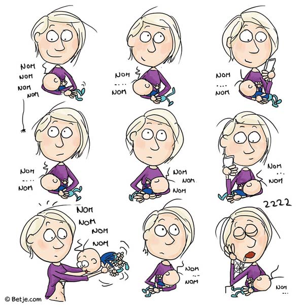 Διασκεδαστικά σκίτσα περιγράφουν την καθημερινότητα κάθε μητέρας (4)