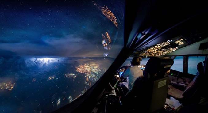 Εκπληκτικές φωτογραφίες που τραβήχτηκαν από το πιλοτήριο ενός αεροπλάνου (4)