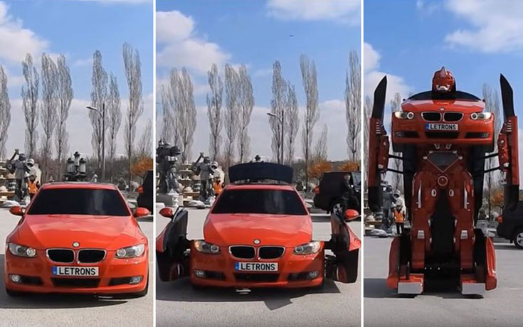 Τούρκοι μηχανικοί κατασκεύασαν ένα αληθινό BMW Transformer (1)