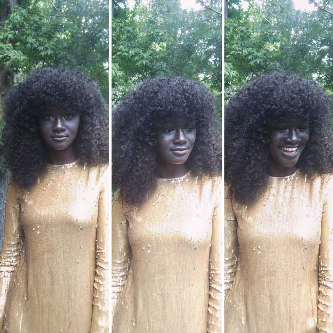 Έφηβη δέχτηκε εκφοβισμό για το απίστευτα σκούρο δέρμα της, έγινε μοντέλο και κατέκτησε το Internet (8)
