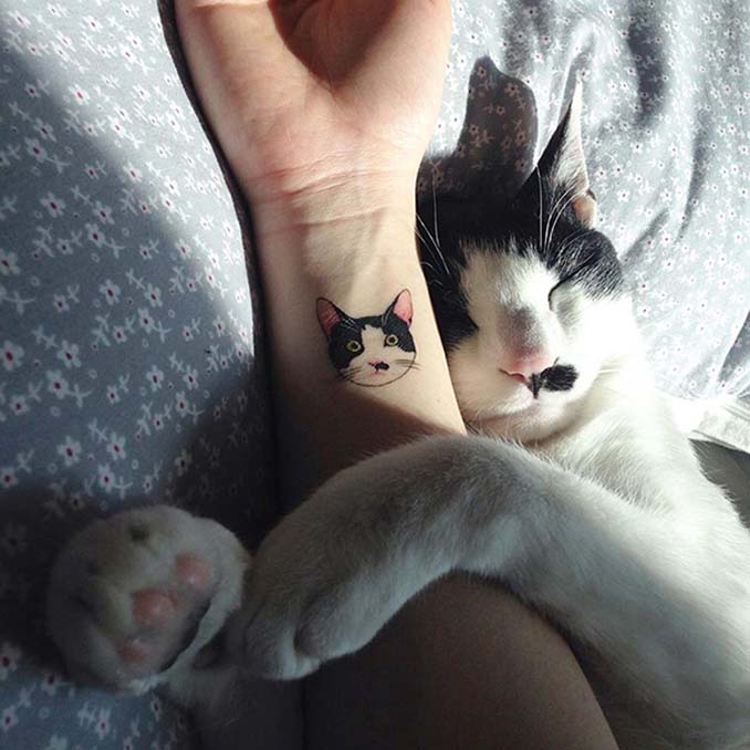 Τατουάζ για όσους λατρεύουν τις γάτες (10)