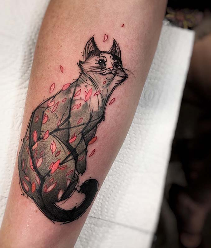 Τατουάζ για όσους λατρεύουν τις γάτες (16)