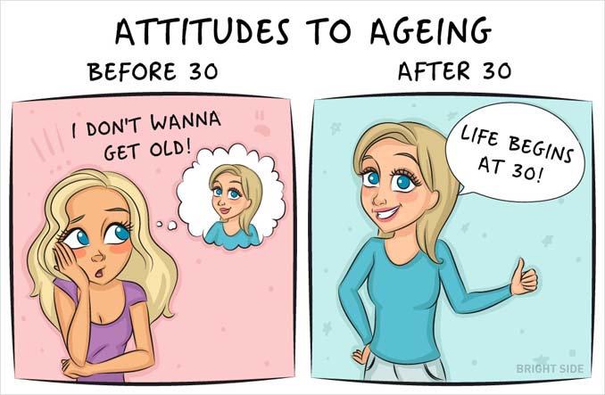 Η ζωή πριν και μετά τα 30 μέσα από διασκεδαστικά σκίτσα (1)