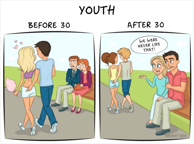 Η ζωή πριν και μετά τα 30 μέσα από διασκεδαστικά σκίτσα (4)