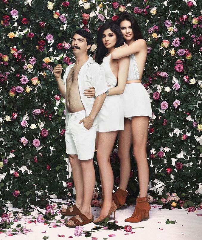 Εισβάλλει στις φωτογραφίες της Kendall Jenner με το Photoshop δίνοντας μια ξεκαρδιστική νότα (23)