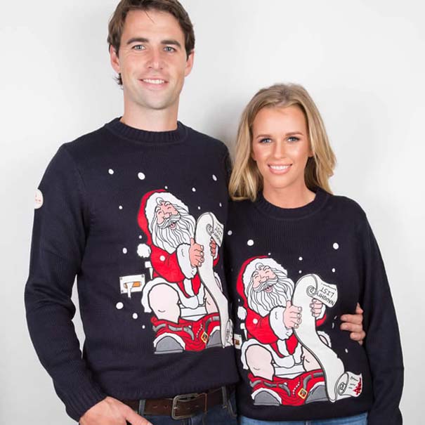 Κωμικοτραγικά χριστουγεννιάτικα πουλόβερ για ζευγάρια (8)