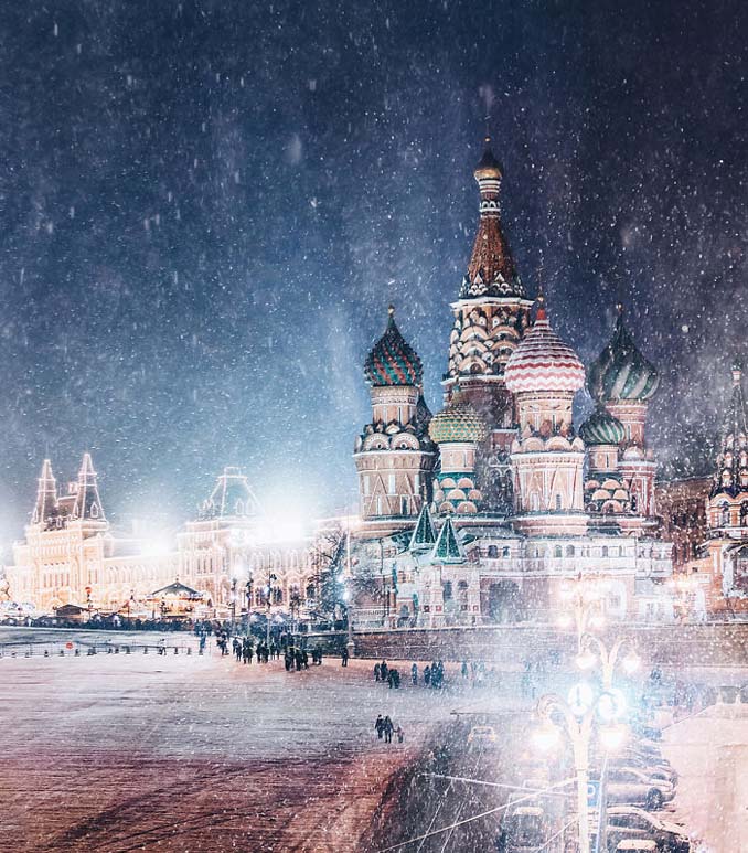 Η χειμωνιάτικη Μόσχα μοιάζει βγαλμένη από παραμύθι (1)