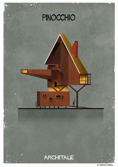 Αρχιτέκτονας φαντάζεται τα σπίτια χαρακτήρων από κλασικά παραμύθια (3)