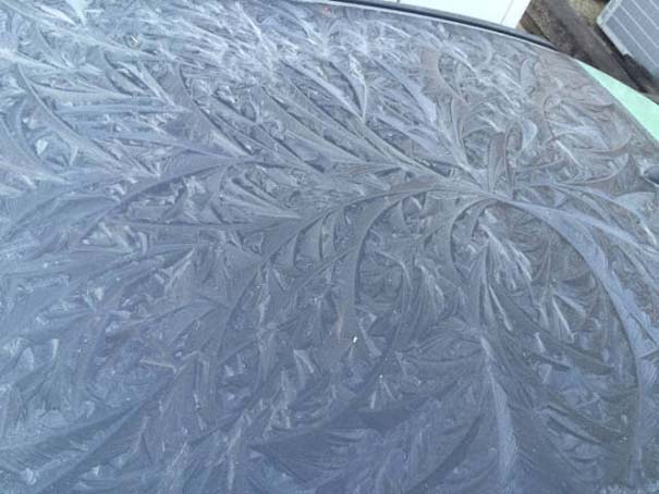 Όταν ο πάγος δημιουργεί απίστευτη τέχνη πάνω σε αυτοκίνητα (7)