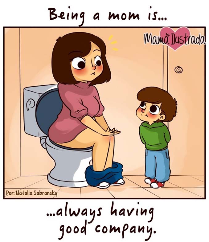 Σκίτσα με ειλικρίνεια δείχνουν πώς είναι να είσαι μαμά (3)