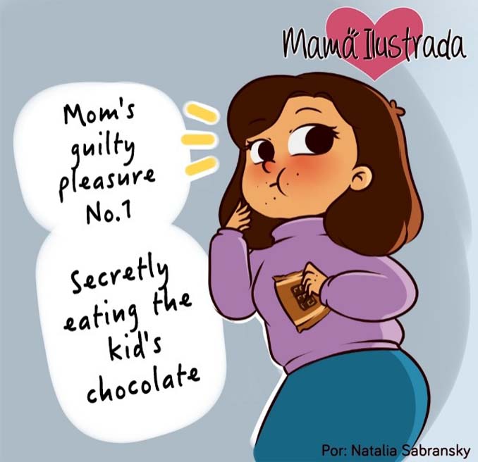 Σκίτσα με ειλικρίνεια δείχνουν πώς είναι να είσαι μαμά (7)