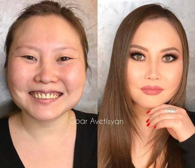 Εκπληκτικές περιπτώσεις γυναικών που μεταμορφώθηκαν με το μακιγιάζ (9)