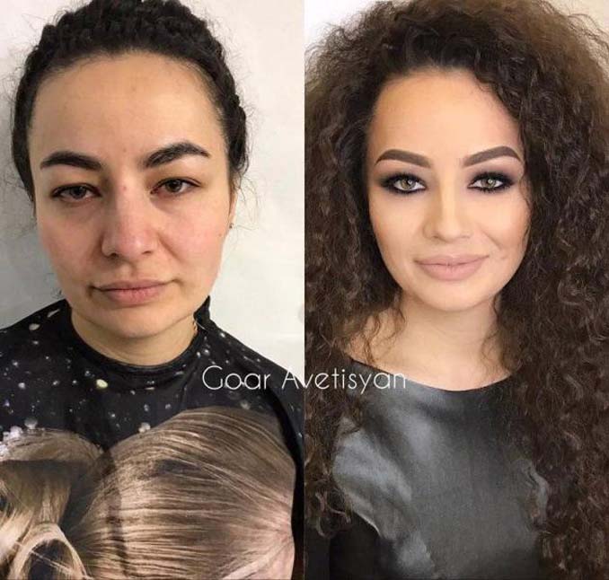Εκπληκτικές περιπτώσεις γυναικών που μεταμορφώθηκαν με το μακιγιάζ (17)