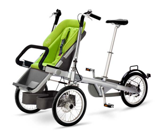 Το καινοτόμο ποδήλατο που μετατρέπεται σε καροτσάκι μωρού (1)
