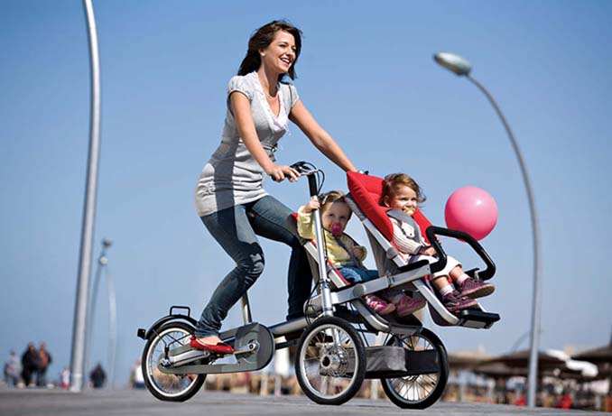 Το καινοτόμο ποδήλατο που μετατρέπεται σε καροτσάκι μωρού (7)