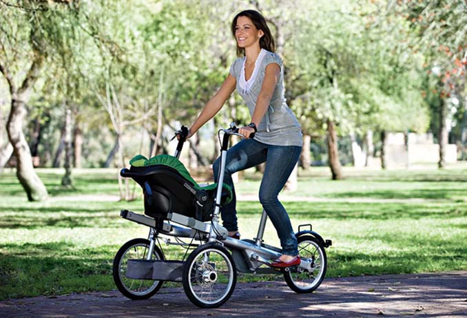 Το καινοτόμο ποδήλατο που μετατρέπεται σε καροτσάκι μωρού (8)