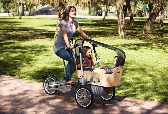 Το καινοτόμο ποδήλατο που μετατρέπεται σε καροτσάκι μωρού (9)