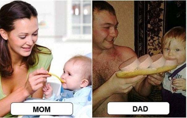 Μαμάδες vs Μπαμπάδες μέσα από 17 χιουμοριστικές φωτογραφίες (12)