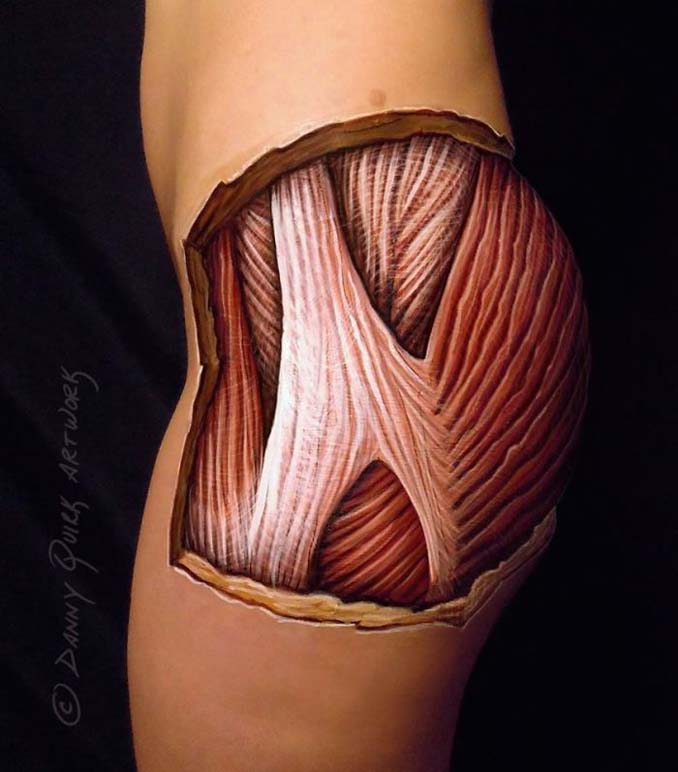 Ρεαλιστικά ανατομικά body painting αποκαλύπτουν τις δομές κάτω από το δέρμα μας (1)
