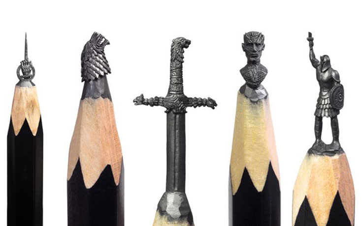 Απίστευτα γλυπτά Game of Thrones σε μύτες μολυβιών (1)