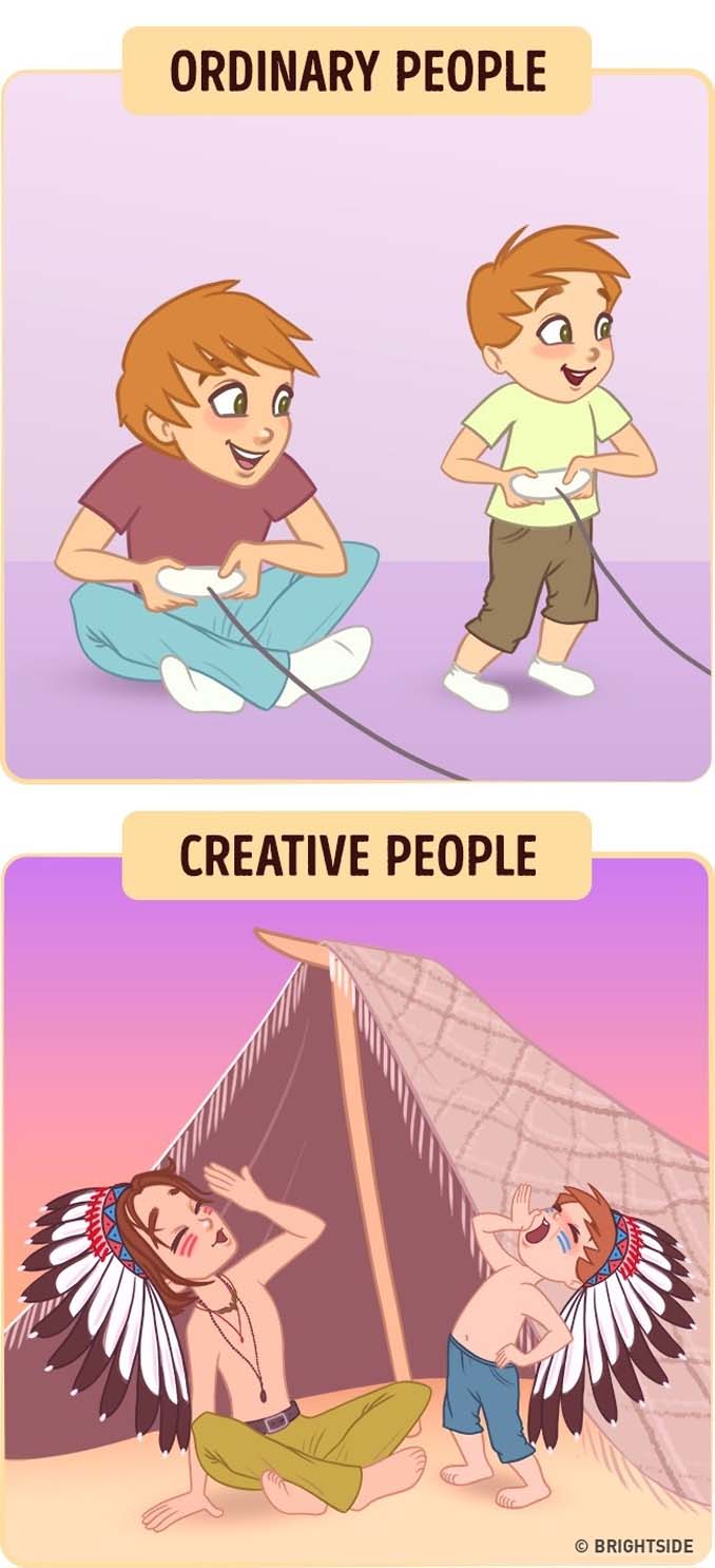 10 διασκεδαστικά σκίτσα δείχνουν πως βλέπουν τον κόσμο οι δημιουργικοί άνθρωποι (9)
