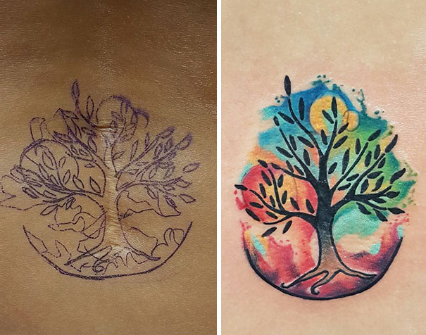 Εκπληκτικά τατουάζ που μετέτρεψαν ουλές σε έργα τέχνης (24)