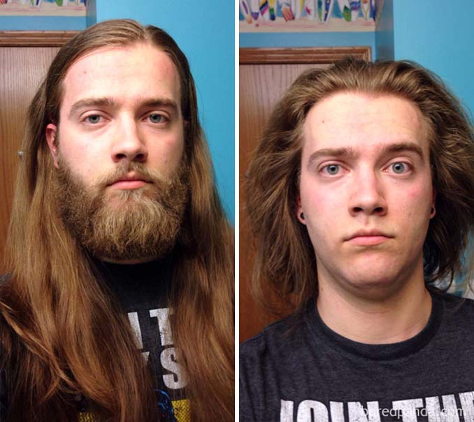 Άνδρες πριν και μετά το ξύρισμα που έγιναν αγνώριστοι (3)
