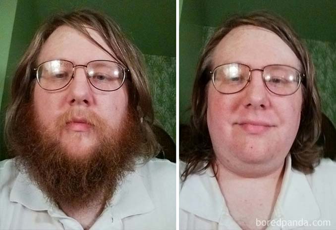 Άνδρες πριν και μετά το ξύρισμα που έγιναν αγνώριστοι (4)