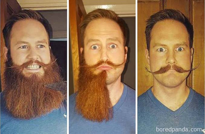 Άνδρες πριν και μετά το ξύρισμα που έγιναν αγνώριστοι (5)