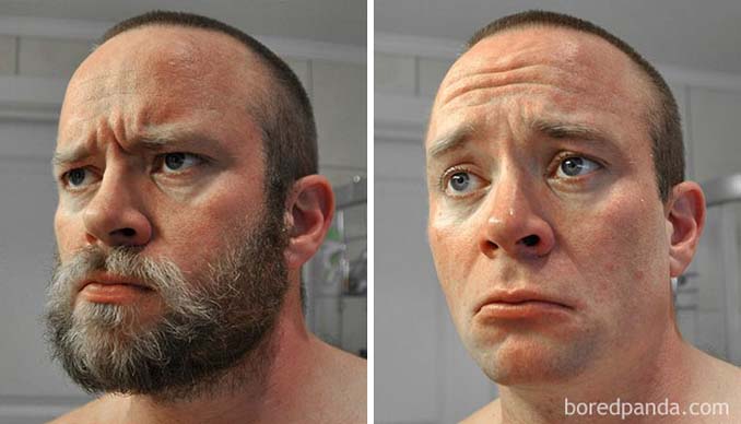 Άνδρες πριν και μετά το ξύρισμα που έγιναν αγνώριστοι (8)