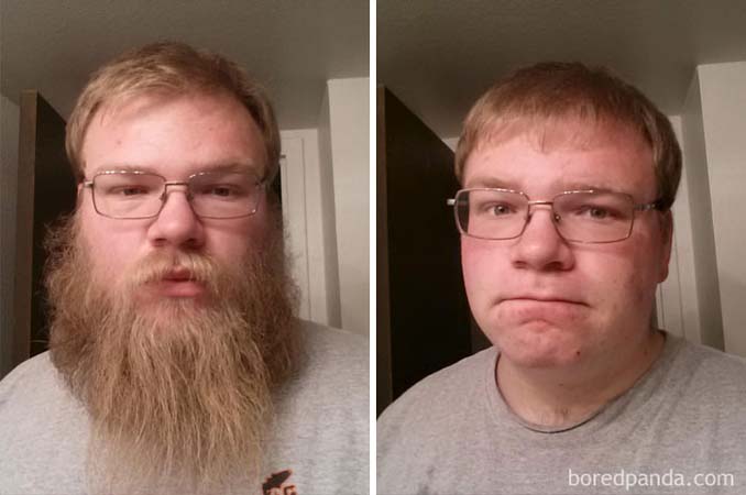 Άνδρες πριν και μετά το ξύρισμα που έγιναν αγνώριστοι (10)