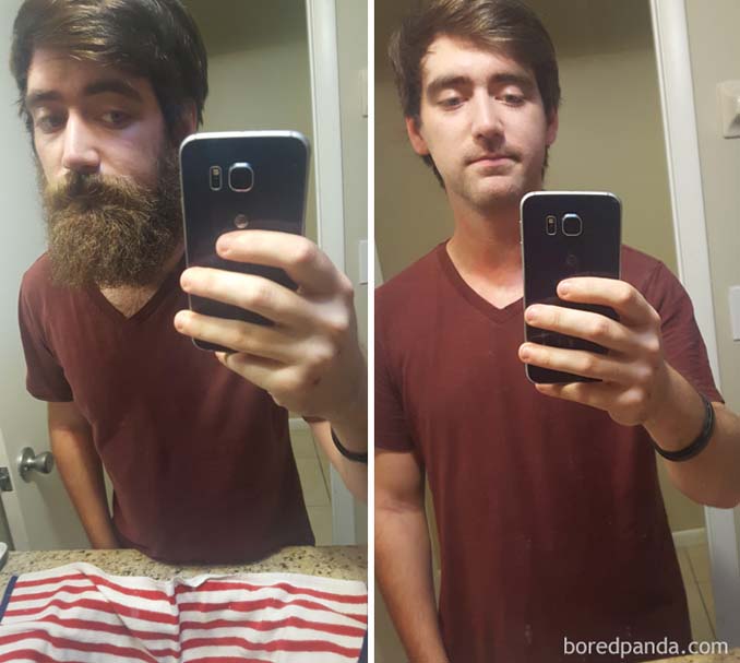 Άνδρες πριν και μετά το ξύρισμα που έγιναν αγνώριστοι (17)