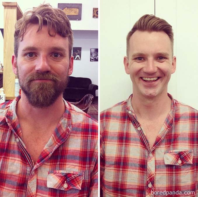 Άνδρες πριν και μετά το ξύρισμα που έγιναν αγνώριστοι (24)