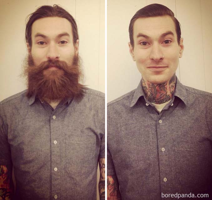 Άνδρες πριν και μετά το ξύρισμα που έγιναν αγνώριστοι (25)