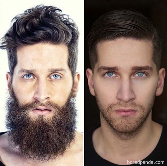 Άνδρες πριν και μετά το ξύρισμα που έγιναν αγνώριστοι (29)