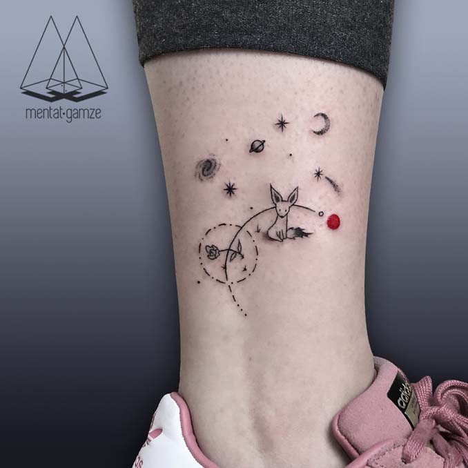 Τατουάζ με κόκκινη κουκκίδα (2)