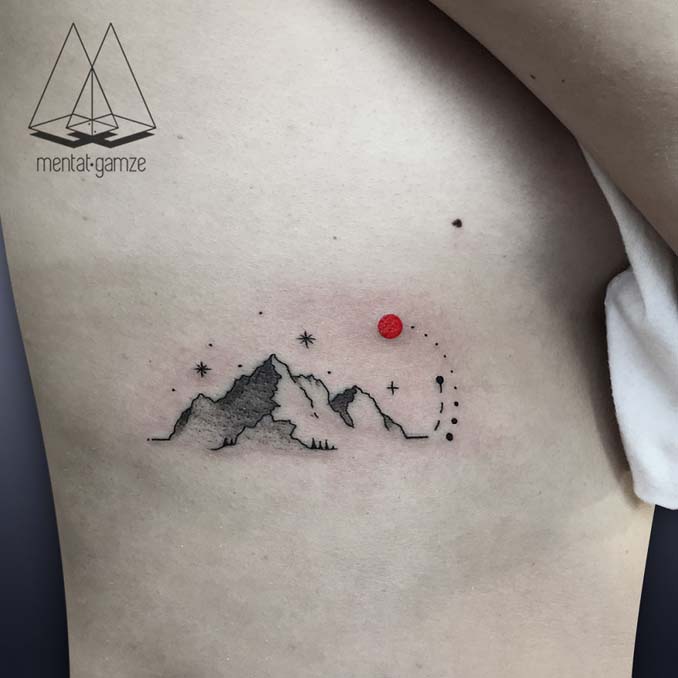 Τατουάζ με κόκκινη κουκκίδα (6)