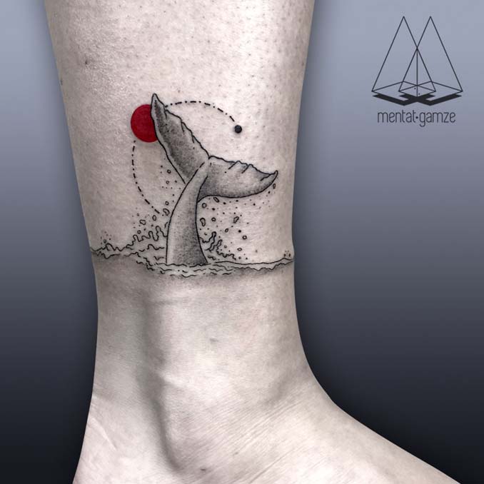 Τατουάζ με κόκκινη κουκκίδα (10)
