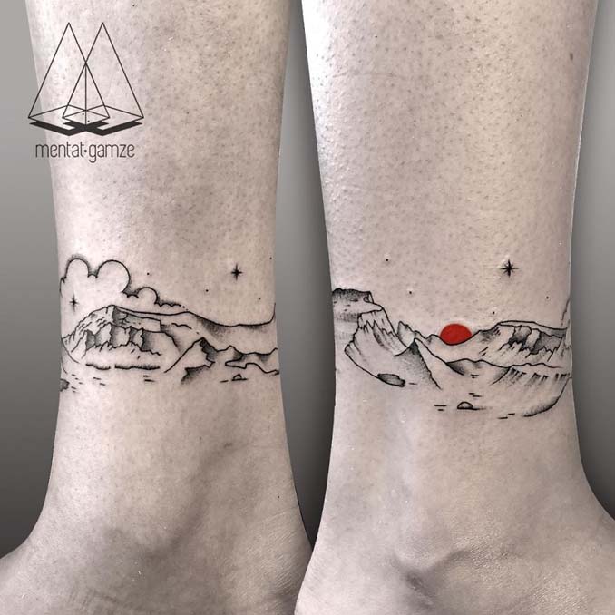 Τατουάζ με κόκκινη κουκκίδα (17)