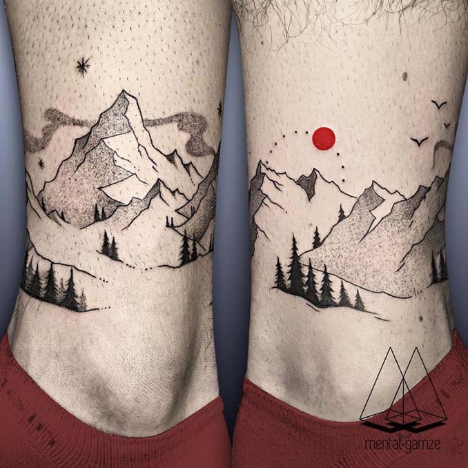 Τατουάζ με κόκκινη κουκκίδα (18)