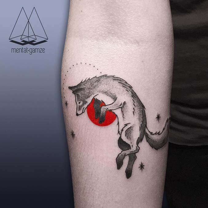 Τατουάζ με κόκκινη κουκκίδα (20)