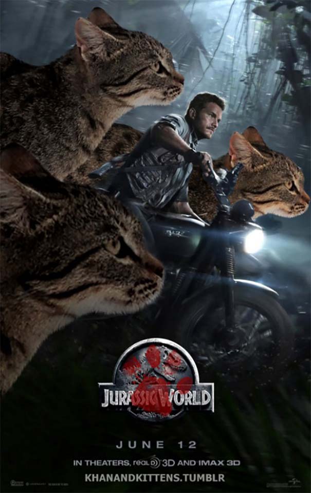 Αν στο Jurassic Park πρωταγωνιστούσαν γάτες (5)