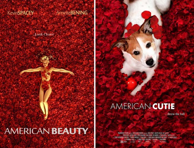 Σκύλος πρωταγωνιστεί σε αφίσες διάσημων ταινιών (9)