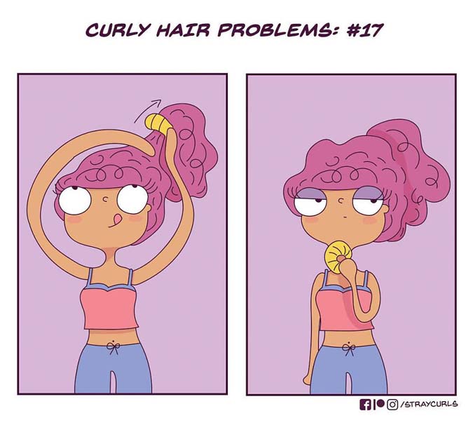 Χιουμοριστικά σκίτσα δείχνουν πώς είναι η καθημερινότητα με σγουρά μαλλιά (6)