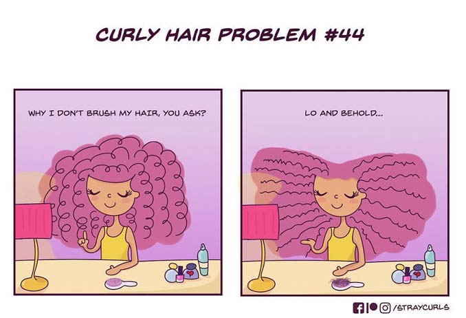 Χιουμοριστικά σκίτσα δείχνουν πώς είναι η καθημερινότητα με σγουρά μαλλιά (10)