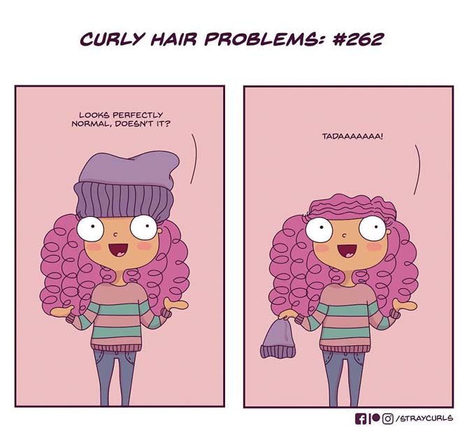 Χιουμοριστικά σκίτσα δείχνουν πώς είναι η καθημερινότητα με σγουρά μαλλιά (17)