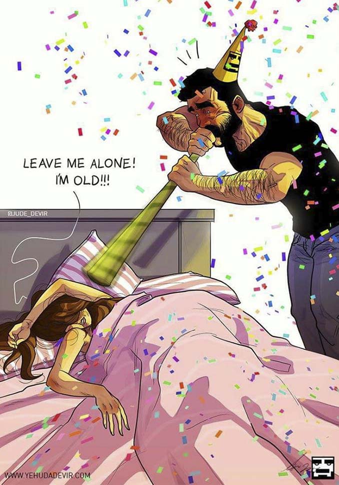 Καλλιτέχνης σκιτσογραφεί τη ζωή με τη γυναίκα του (18 νέα χιουμοριστικά comics) (5)