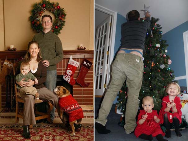 Περίεργες και άβολες χριστουγεννιάτικες οικογενειακές φωτογραφίες (10)